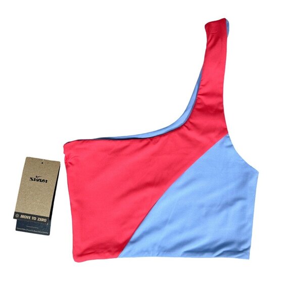 NIKE Reversible Women's Colorblock 3 in 1 Bikini Top, XS - Picture 2 of 11